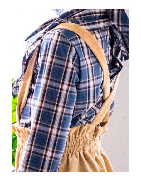 pantalon midi pana rasada mostaza