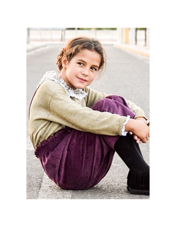 pantalon mini  pana rasada burdeos