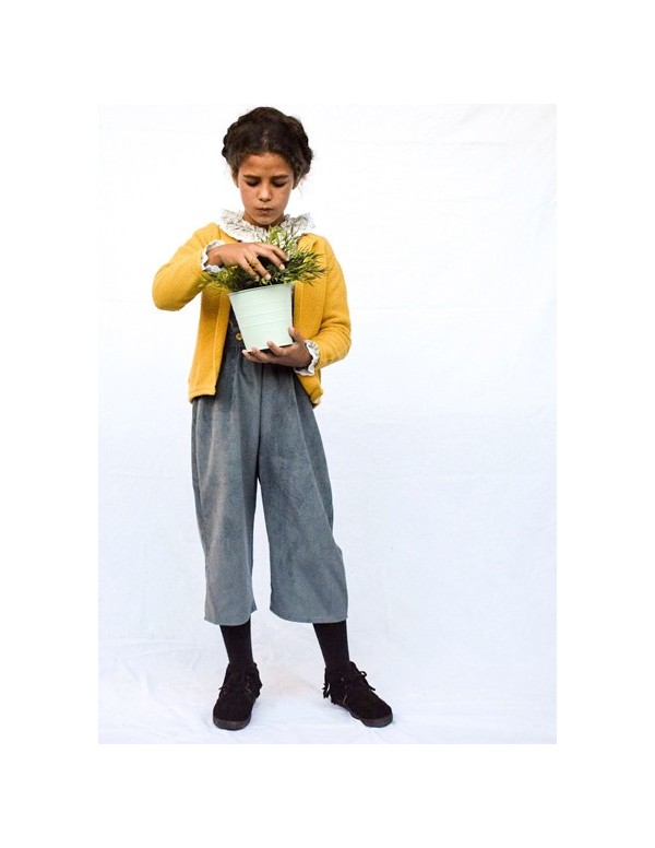 pantalon mini pana rasada azul