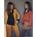 Pantalón Midi Punto Mostaza