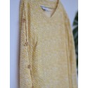 Blusa Teen Cebra Mostaza