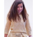 Blusa Teen Cebra Mostaza