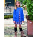Vestido tartan azul