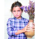 Vestido tartan azul