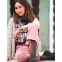 Pantalón campana pana rosa