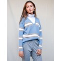 Pantalón gris lurex