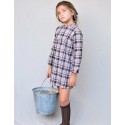 Vestido tartan rosa
