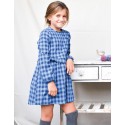 Vestido country azul