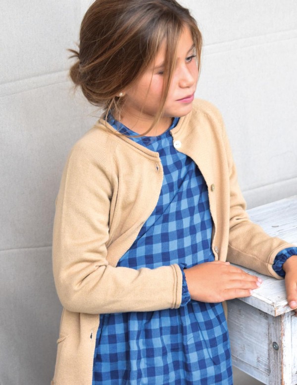 Vestido country azul