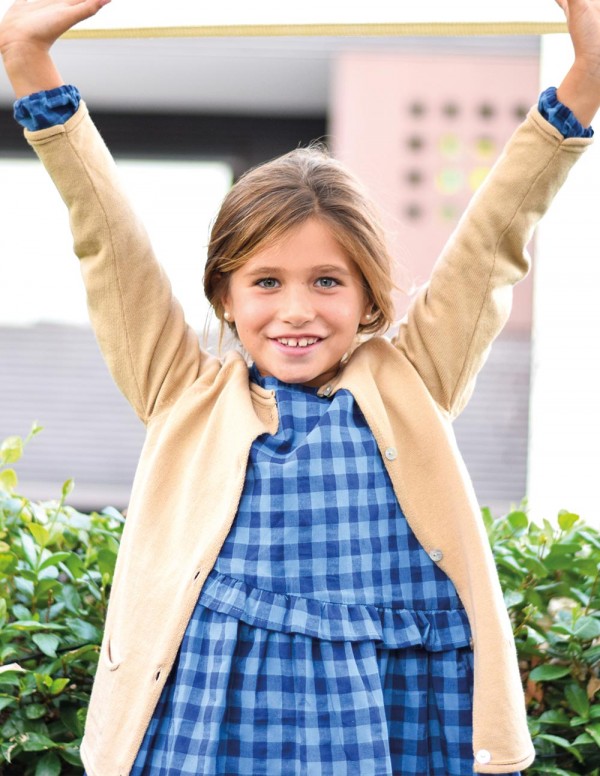 Vestido country azul