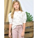 Blusa Bobo rayas rosa