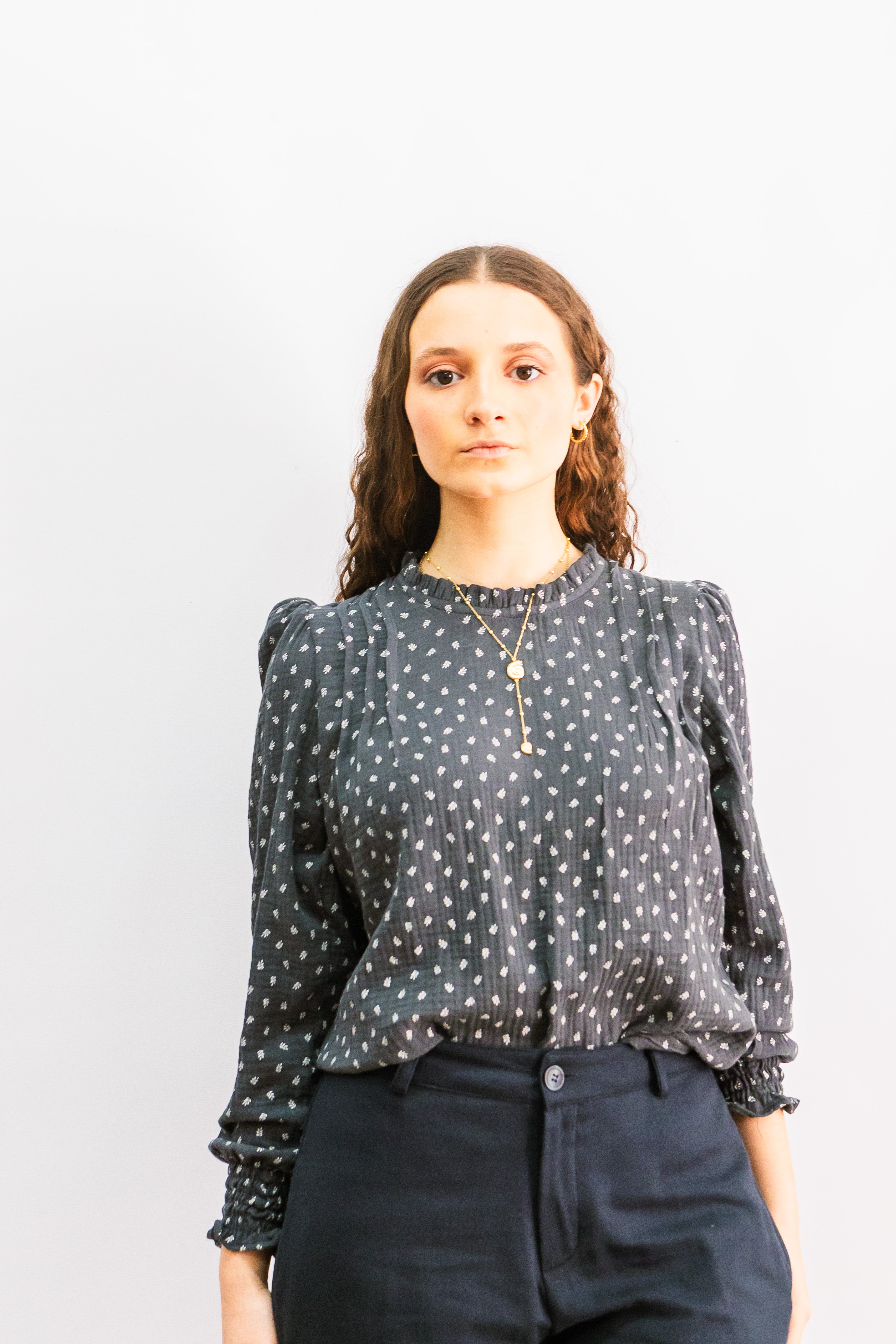 BLUSA MONET ANTRACITA BRIO
