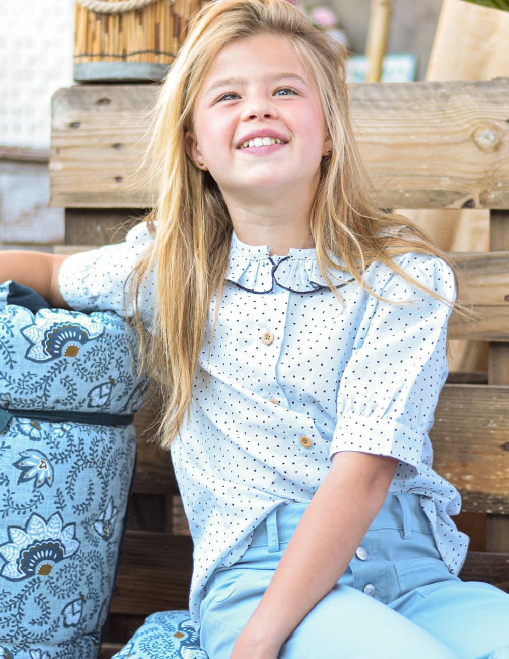 Blusa Marsan Azul