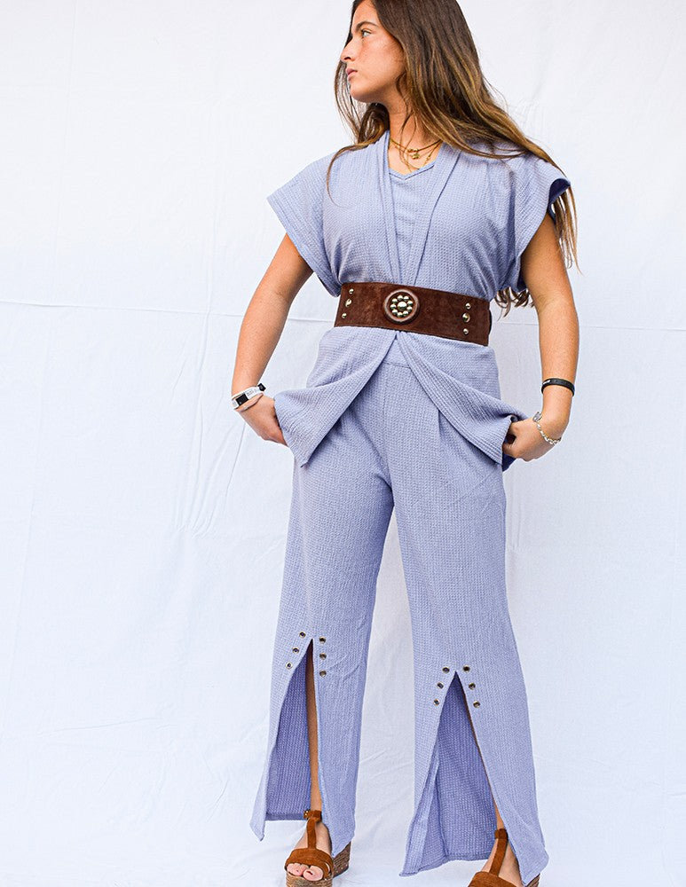 Kimono fluido lavanda