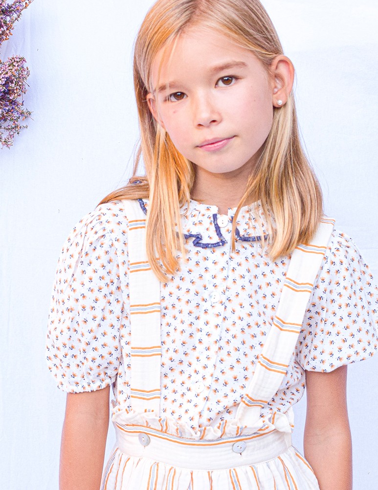 Blusa junior liberty marino/caldera
