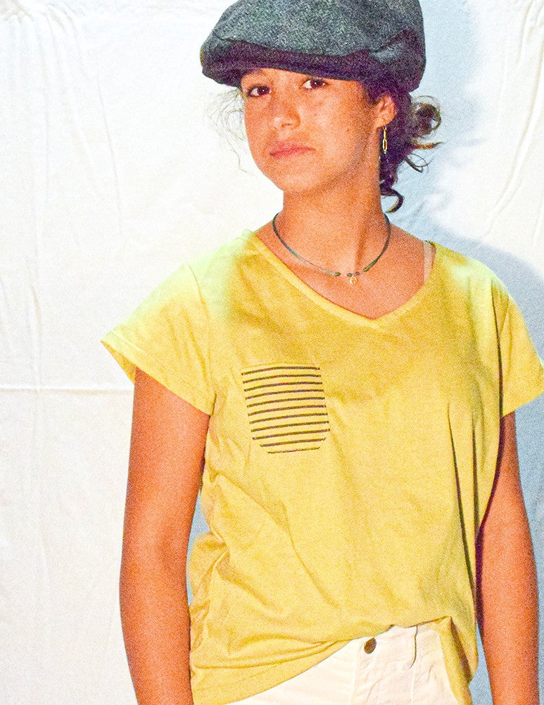 Camiseta safari lisa caqui