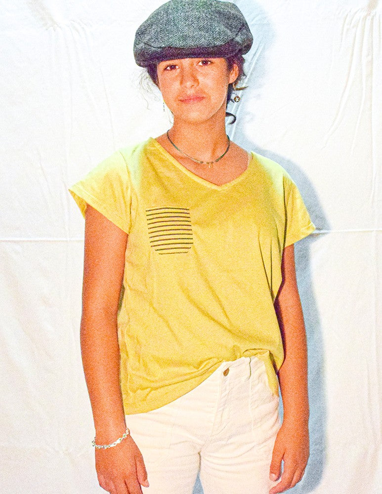 Camiseta safari lisa caqui