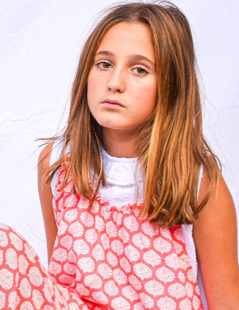 Blusa junior volante white boble plumeti