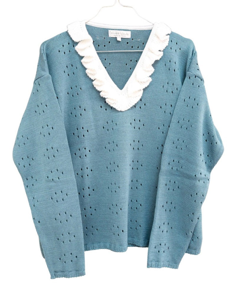 Jersey Simoneta azul empolvado