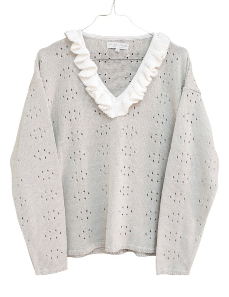 Jersey Simoneta gris empolvado