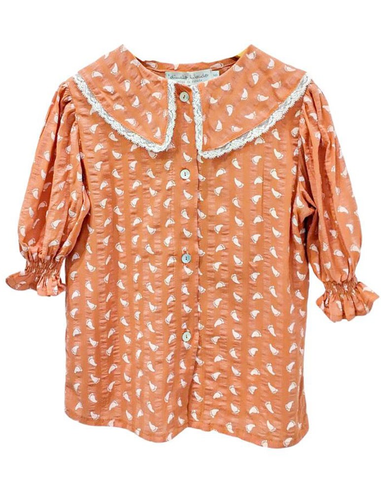 Blusa camino coral empolvado