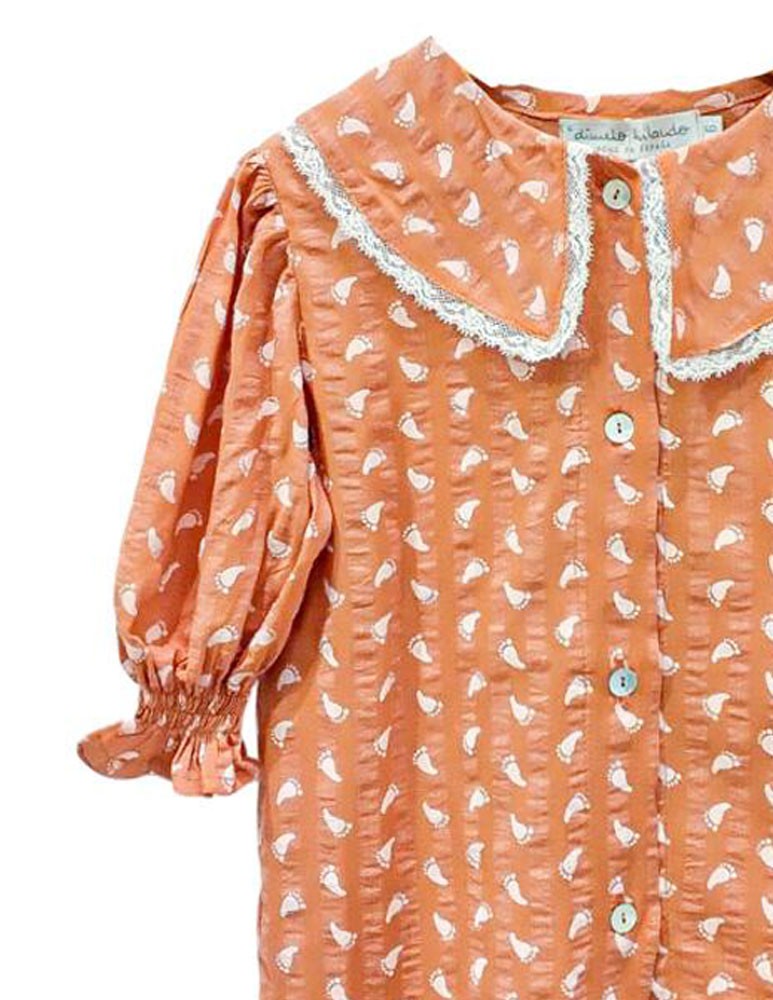 Blusa camino coral empolvado