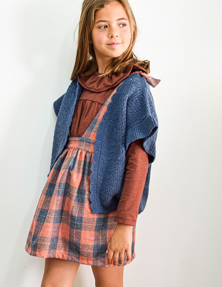 Falda cuadros caldero