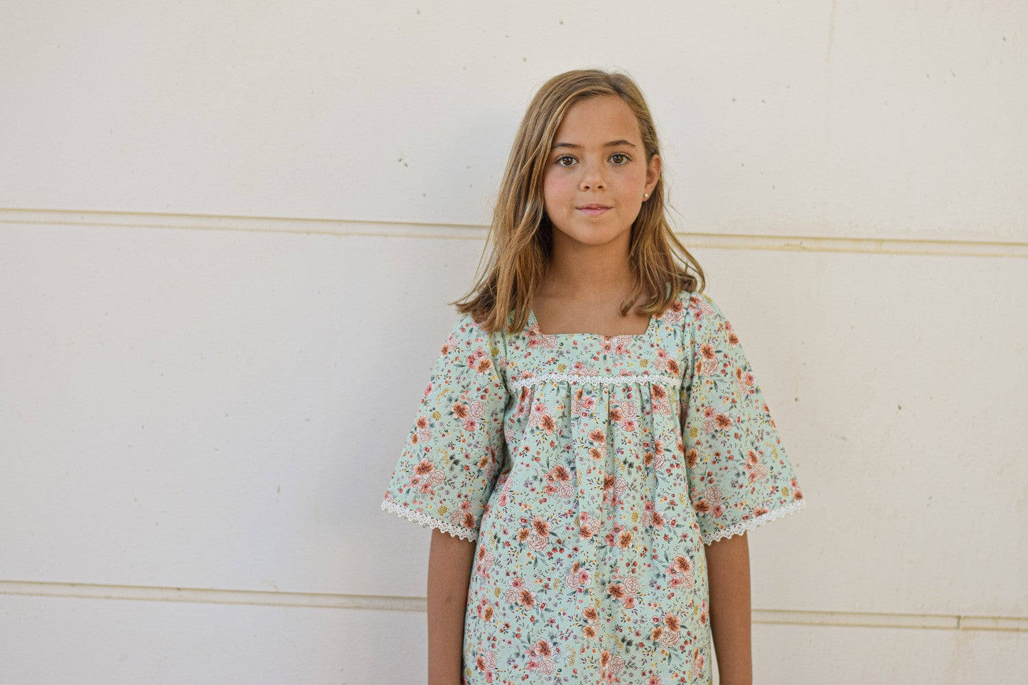 Vestido flores agua