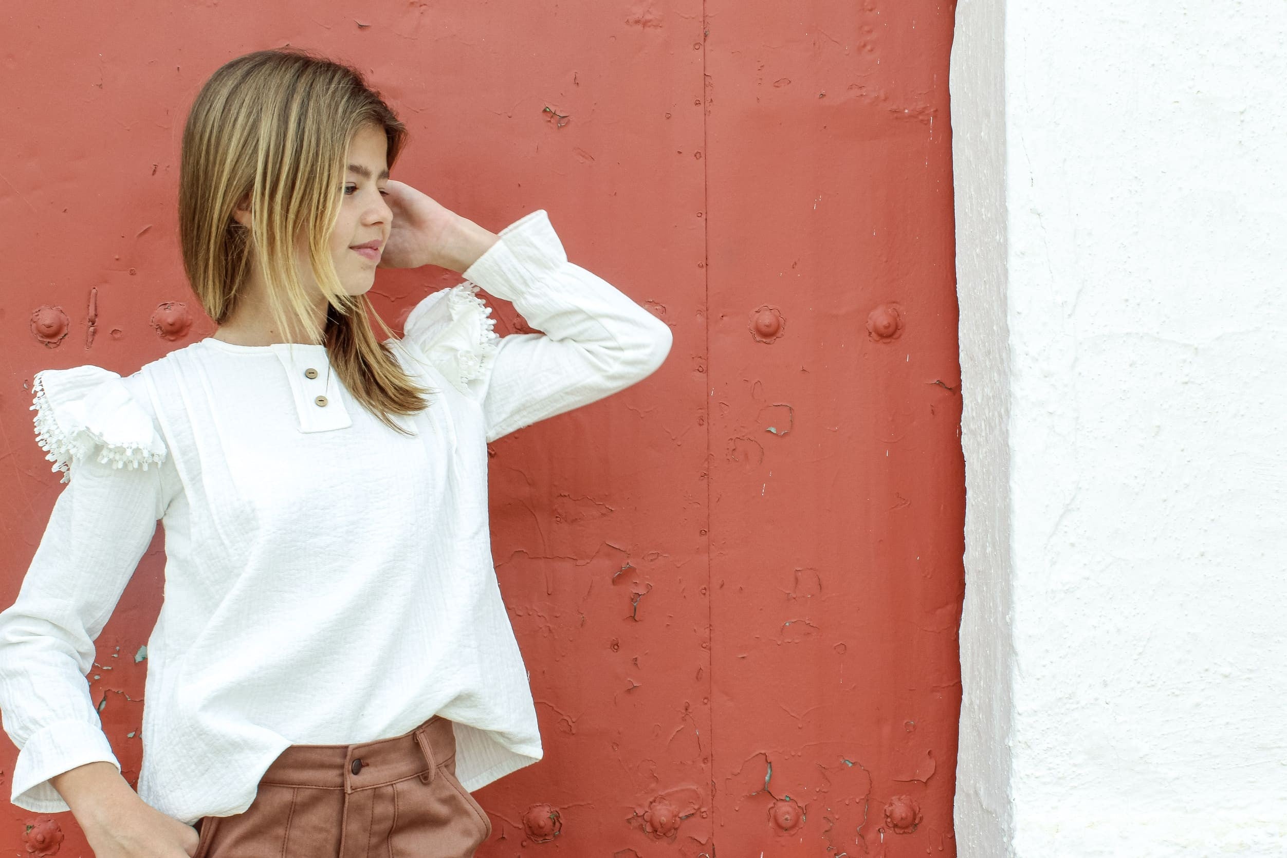 Blusa Lazo Blanca