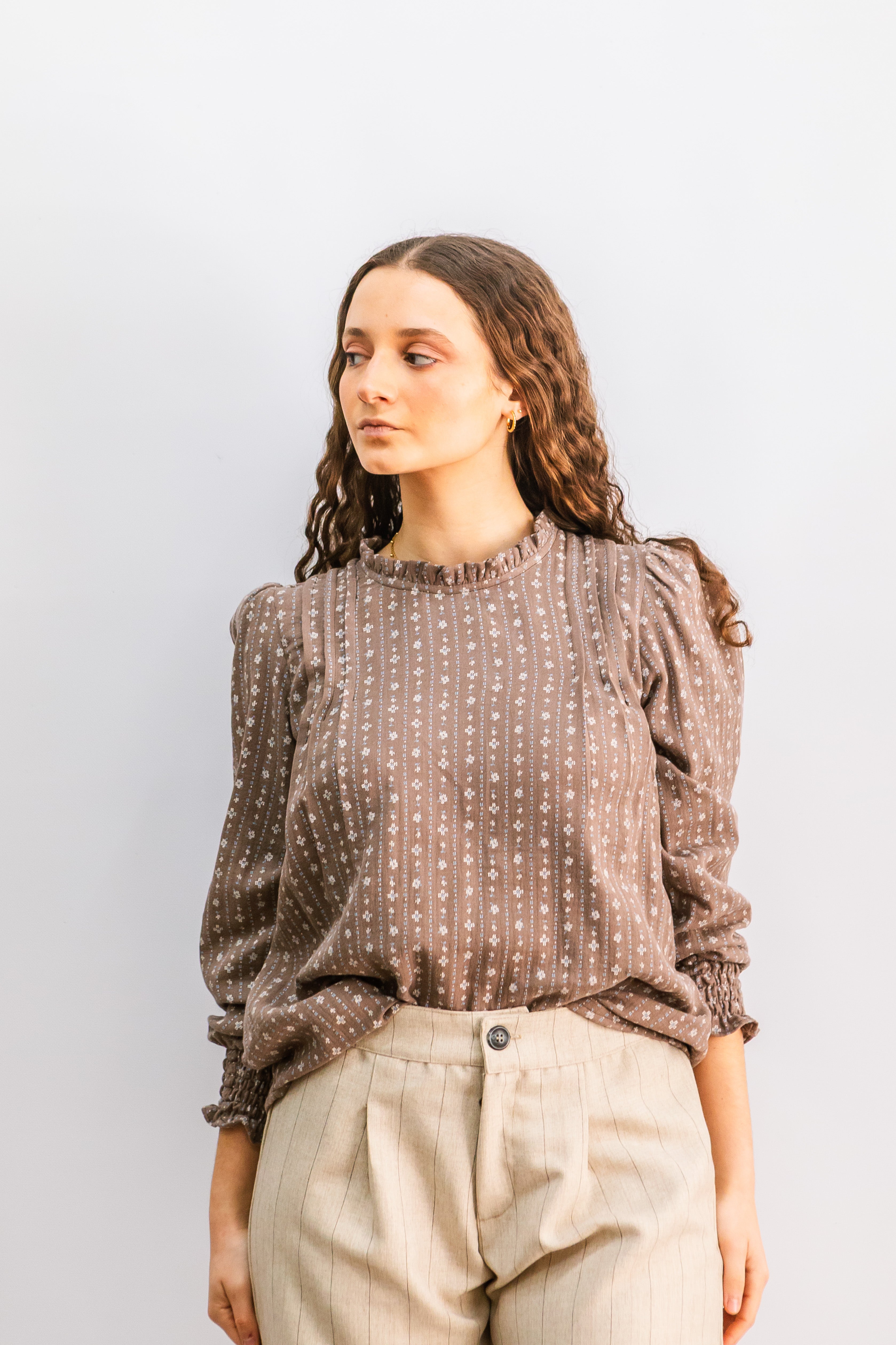 BLUSA MONET TOSTADA BRIO