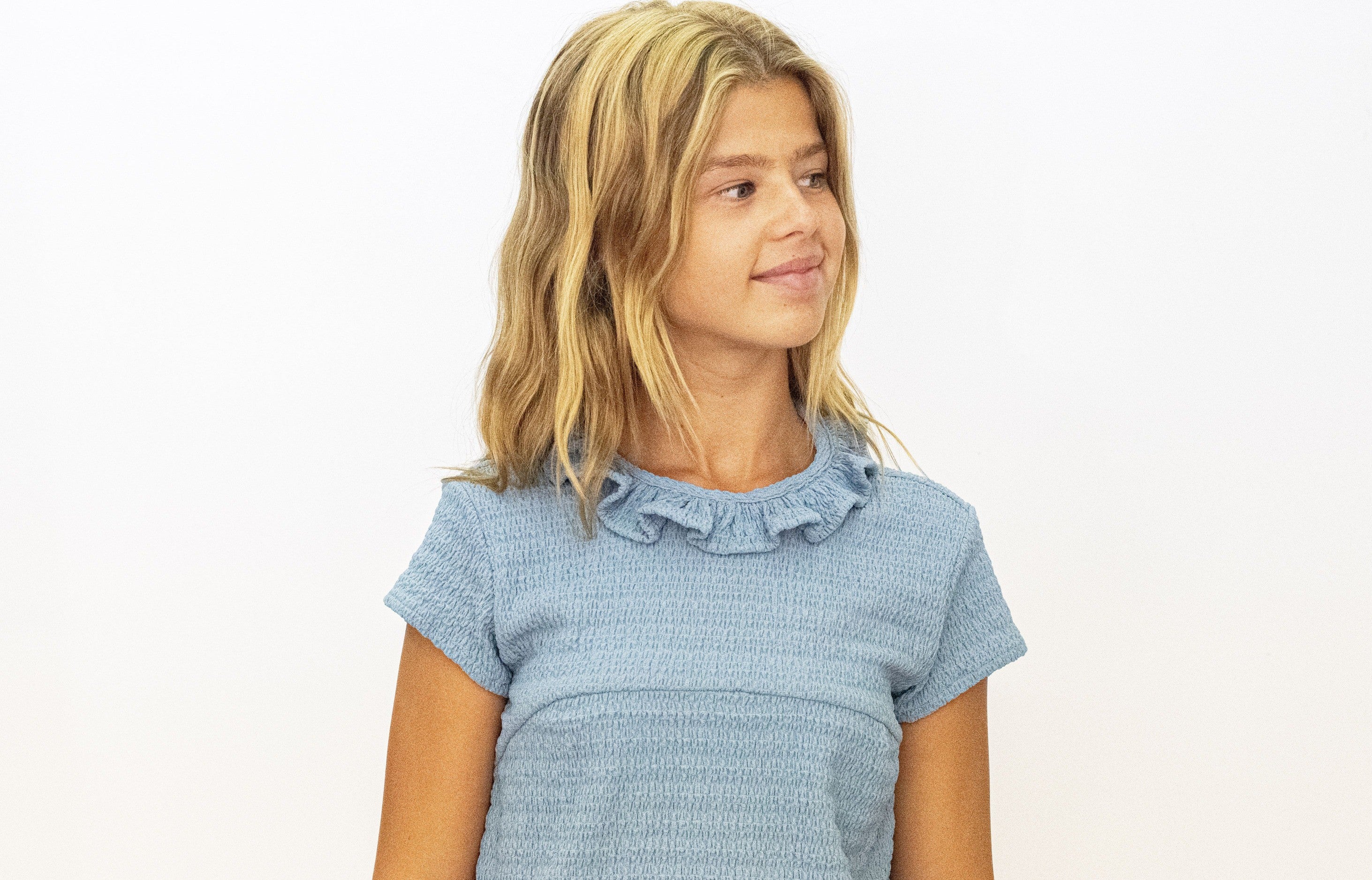 BLUSA PUNTO AZUL