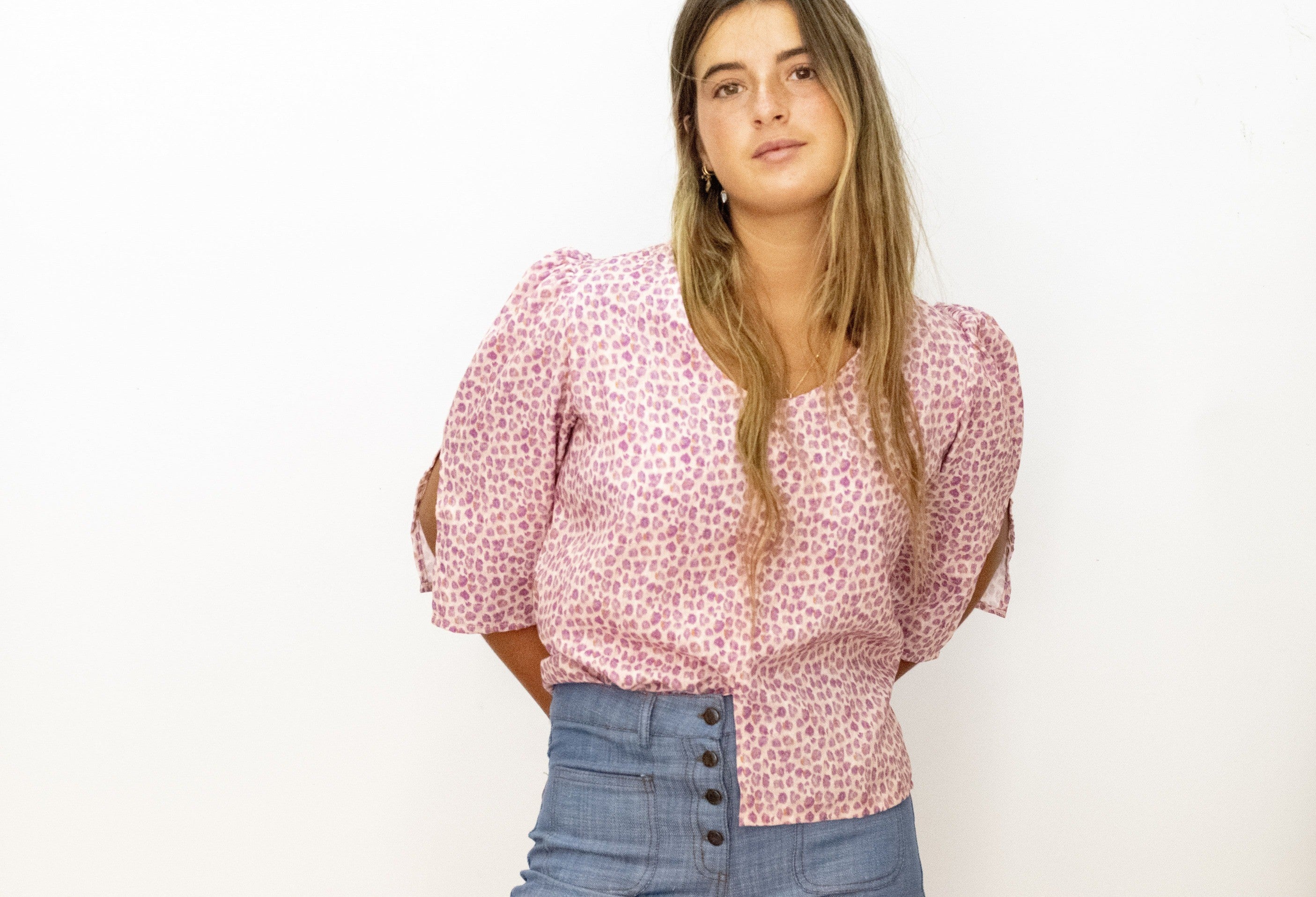 TOP PRINT ROSA