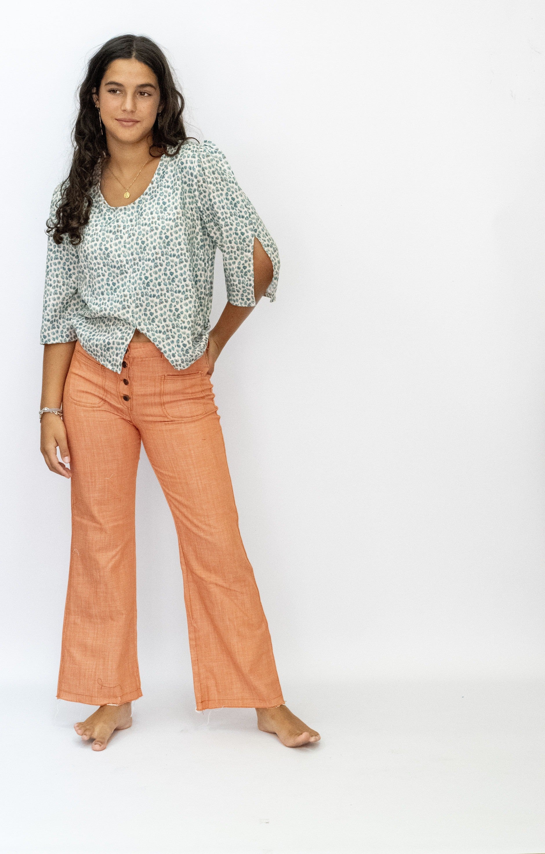 TOP PRINT AZUL