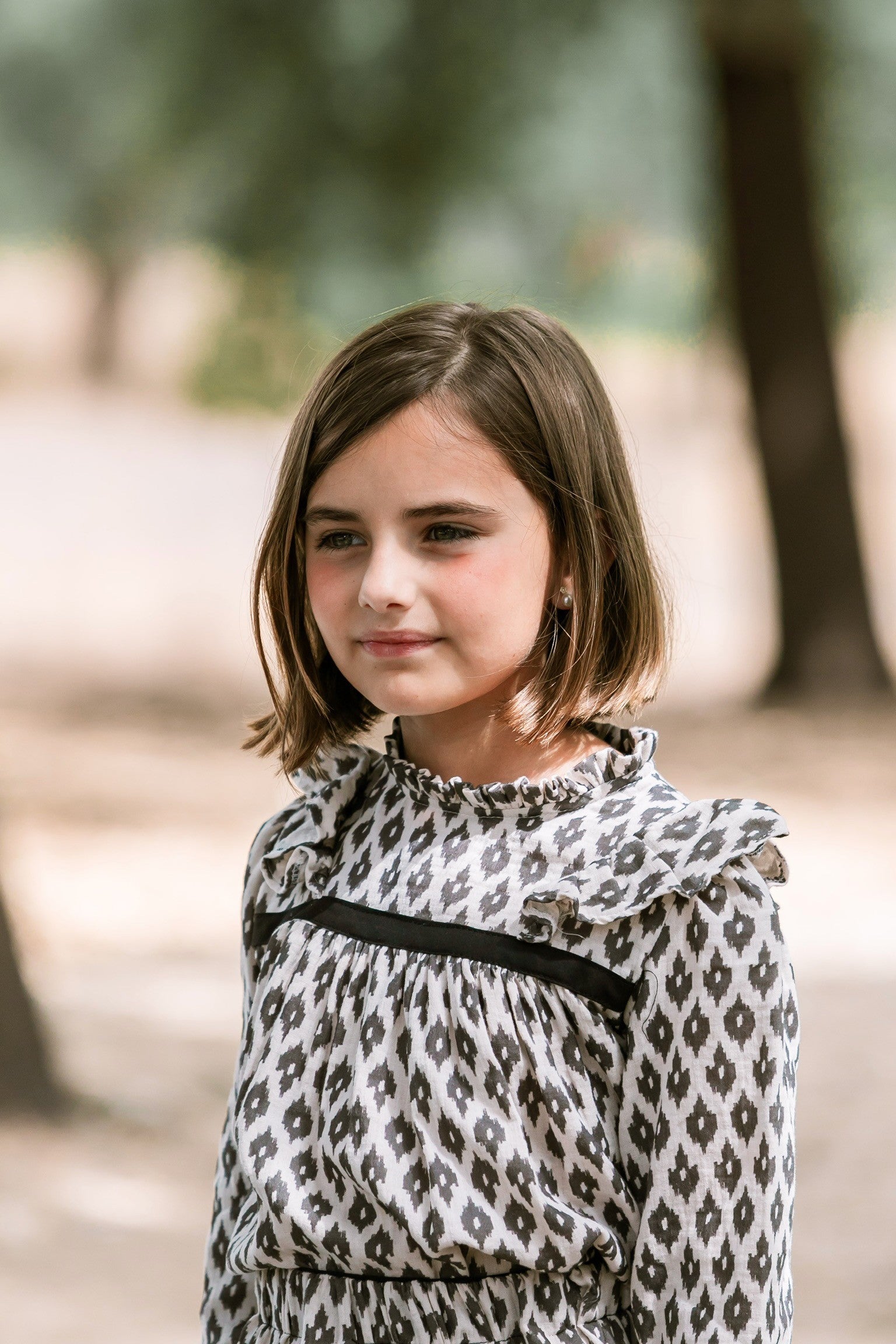 Blusa Alas Mosaico beige Niña/Teen