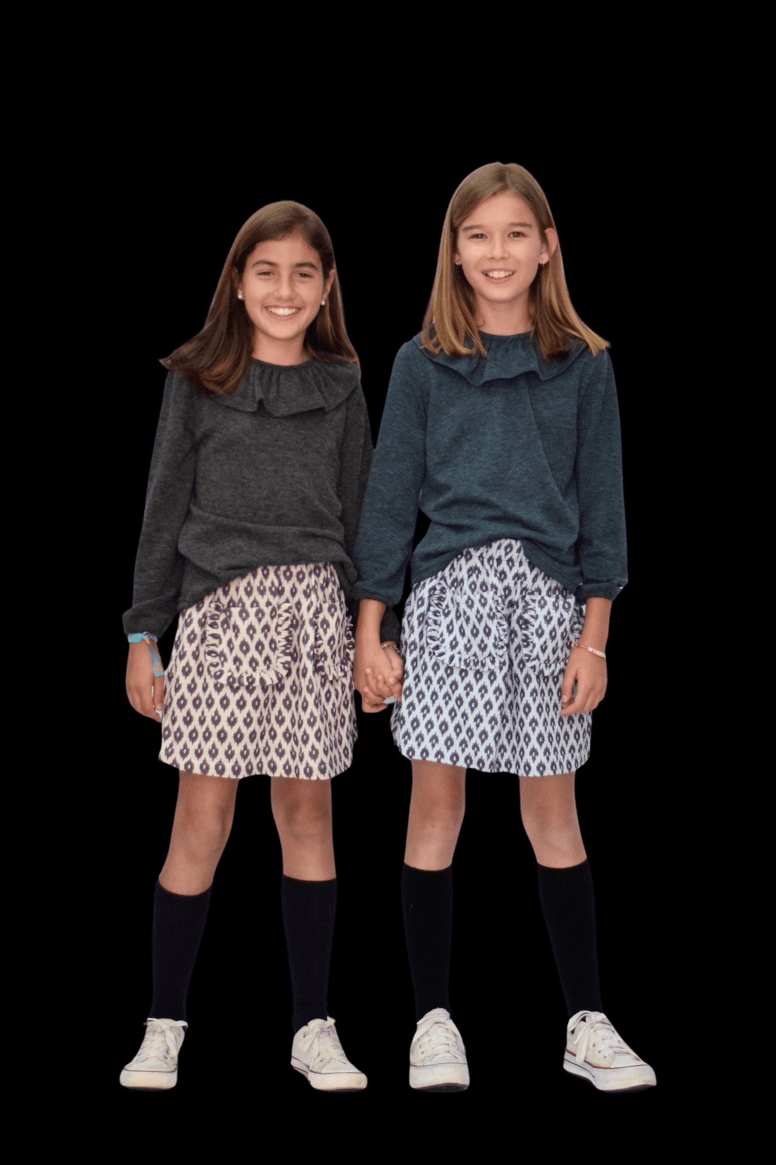 Jersey Volantón Twin color petróleo Niña/Teen