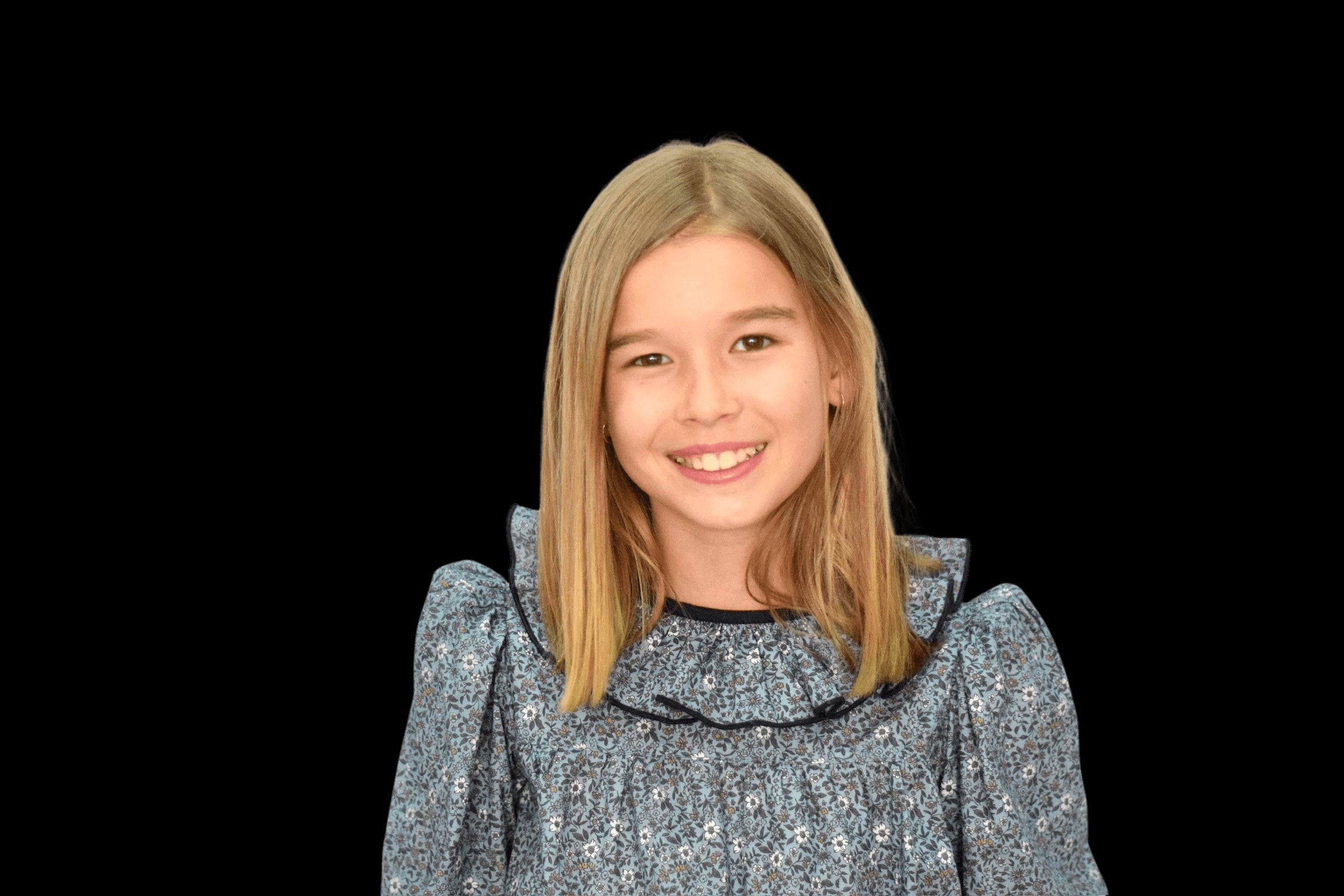 Blusa Volante María color petróleo Niña/Teen