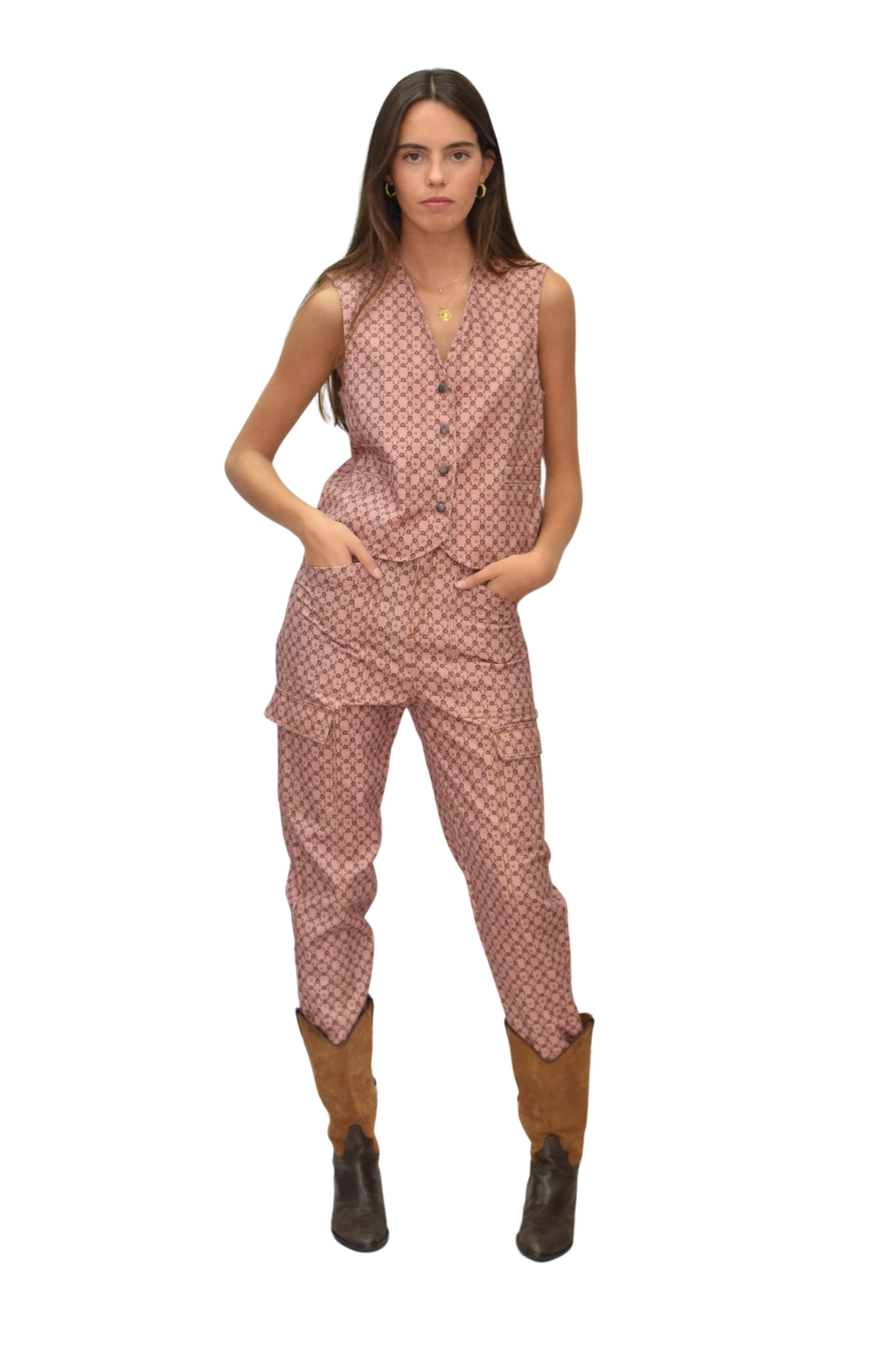 Vaquero Geo Jean rosa Chica/Mujer
