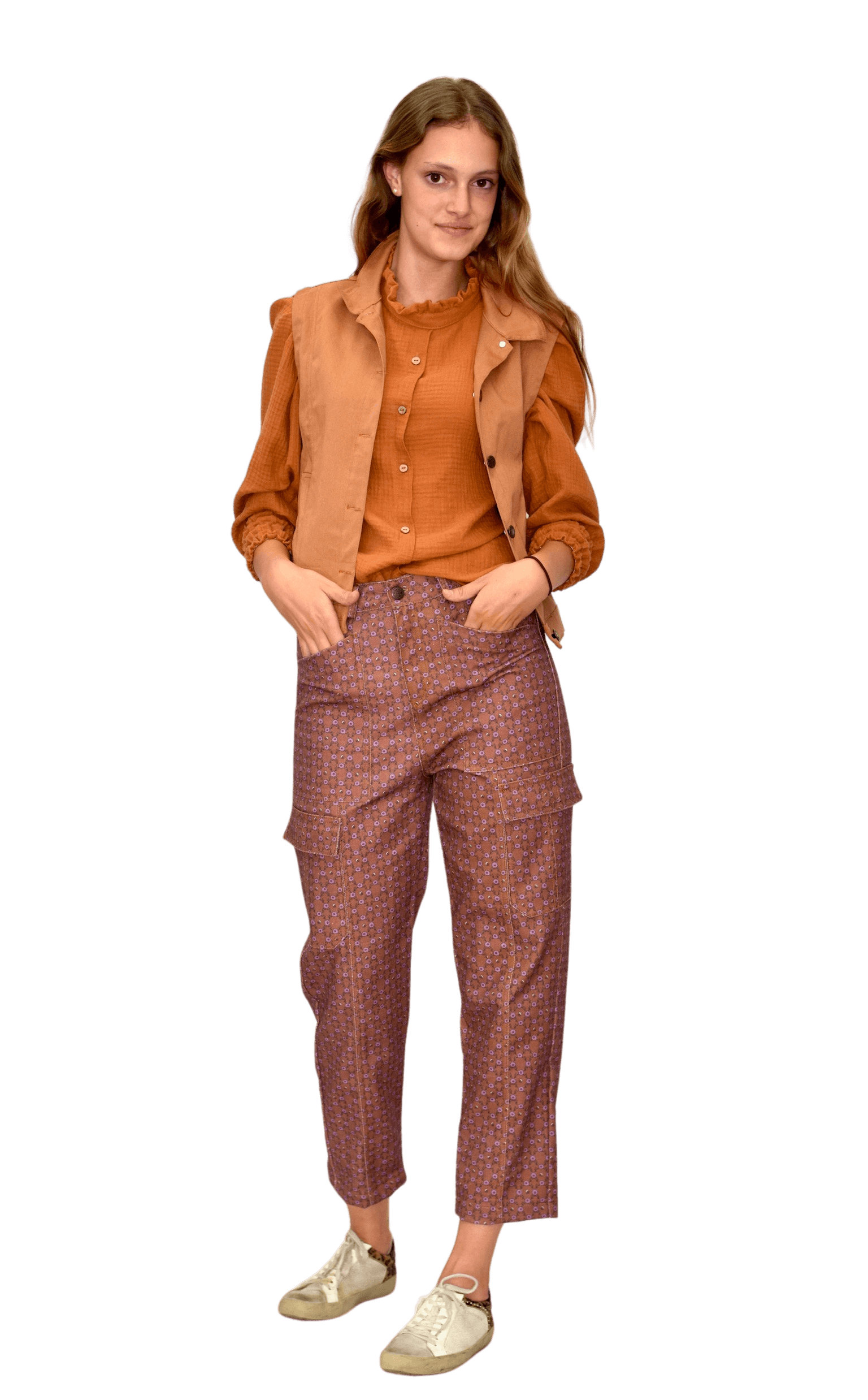 Vaquero Geo Jean lila Chica/Mujer