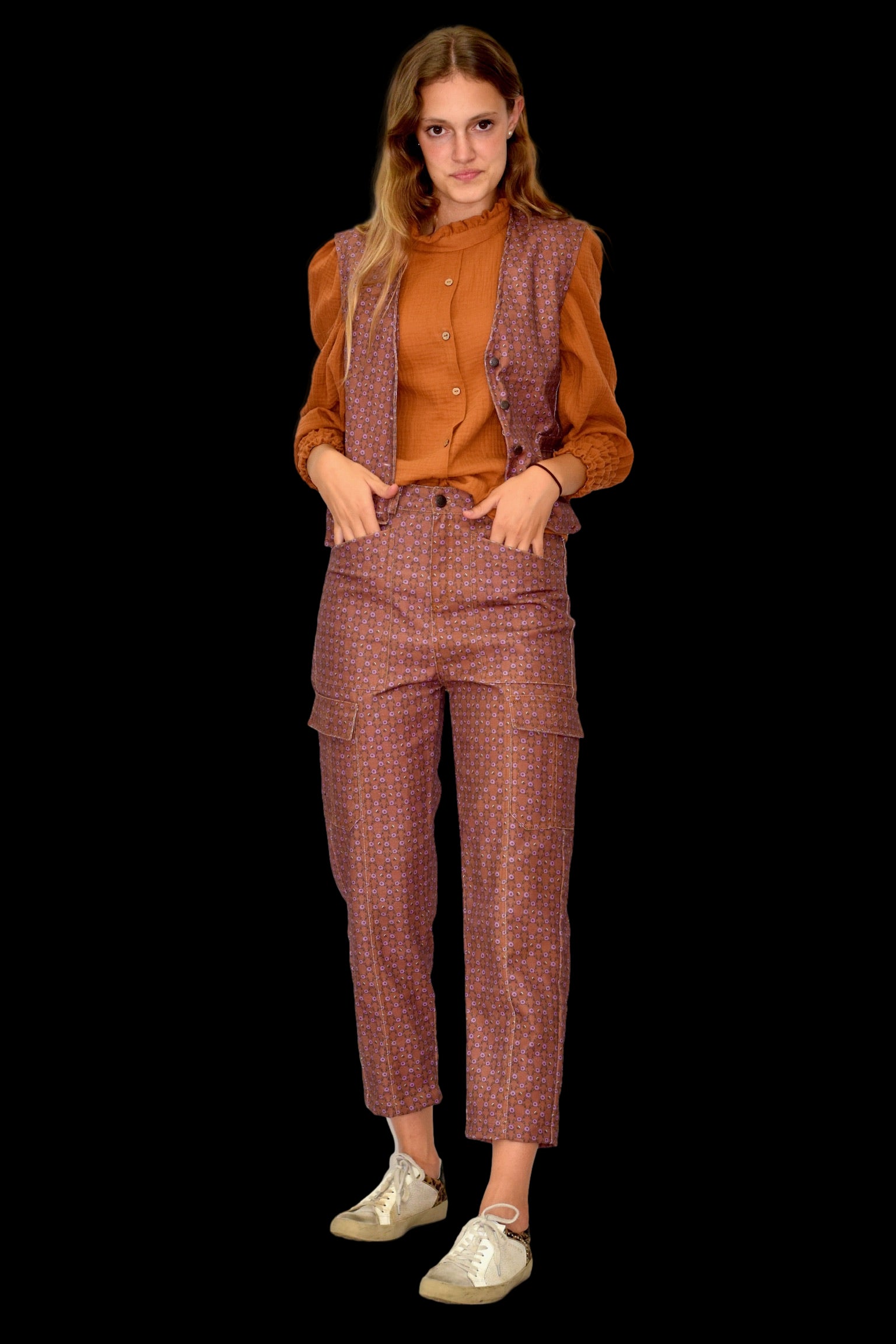 Chaleco Geo Jean lila Chica/Mujer