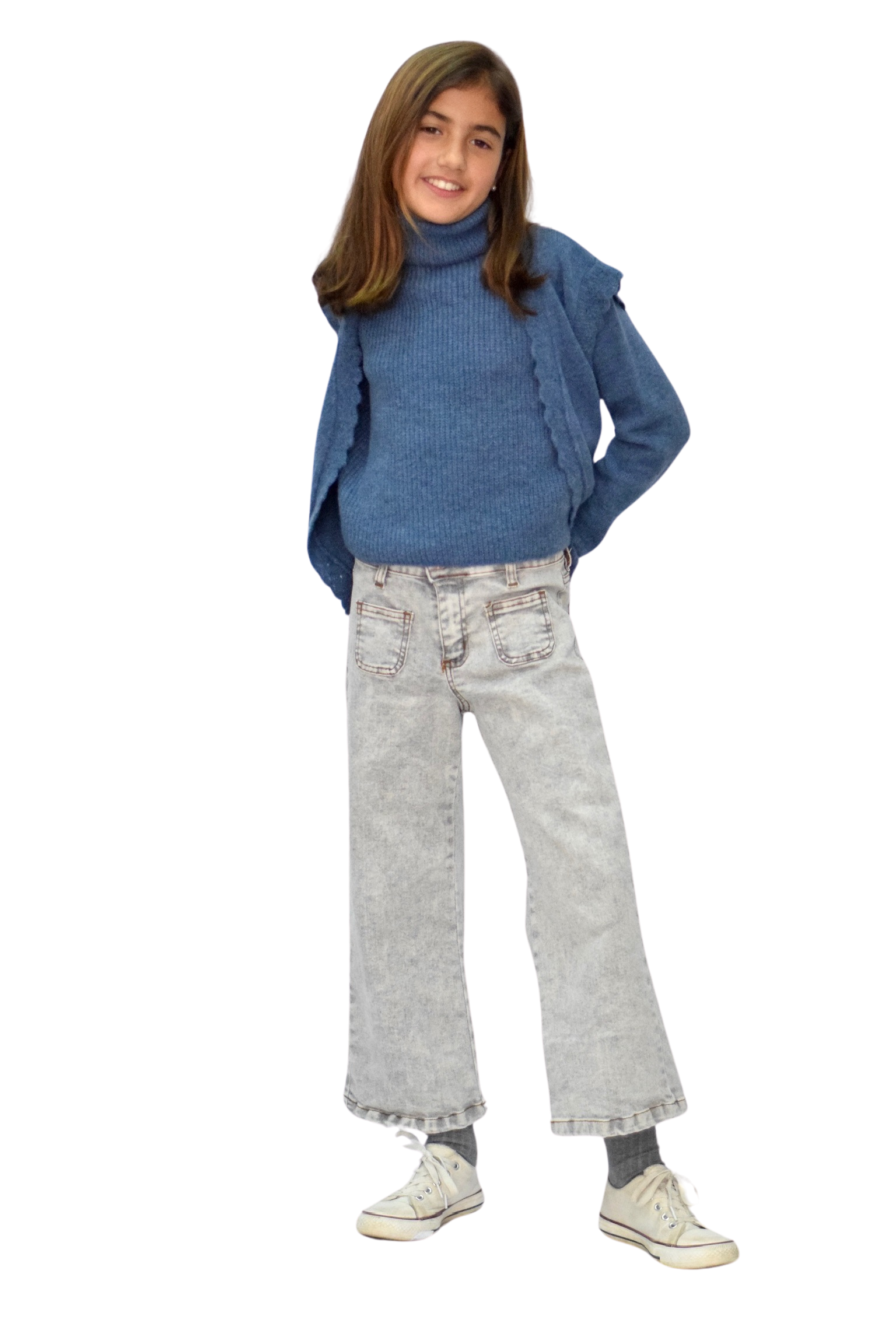 Bolero color petróleo Niña/Teen