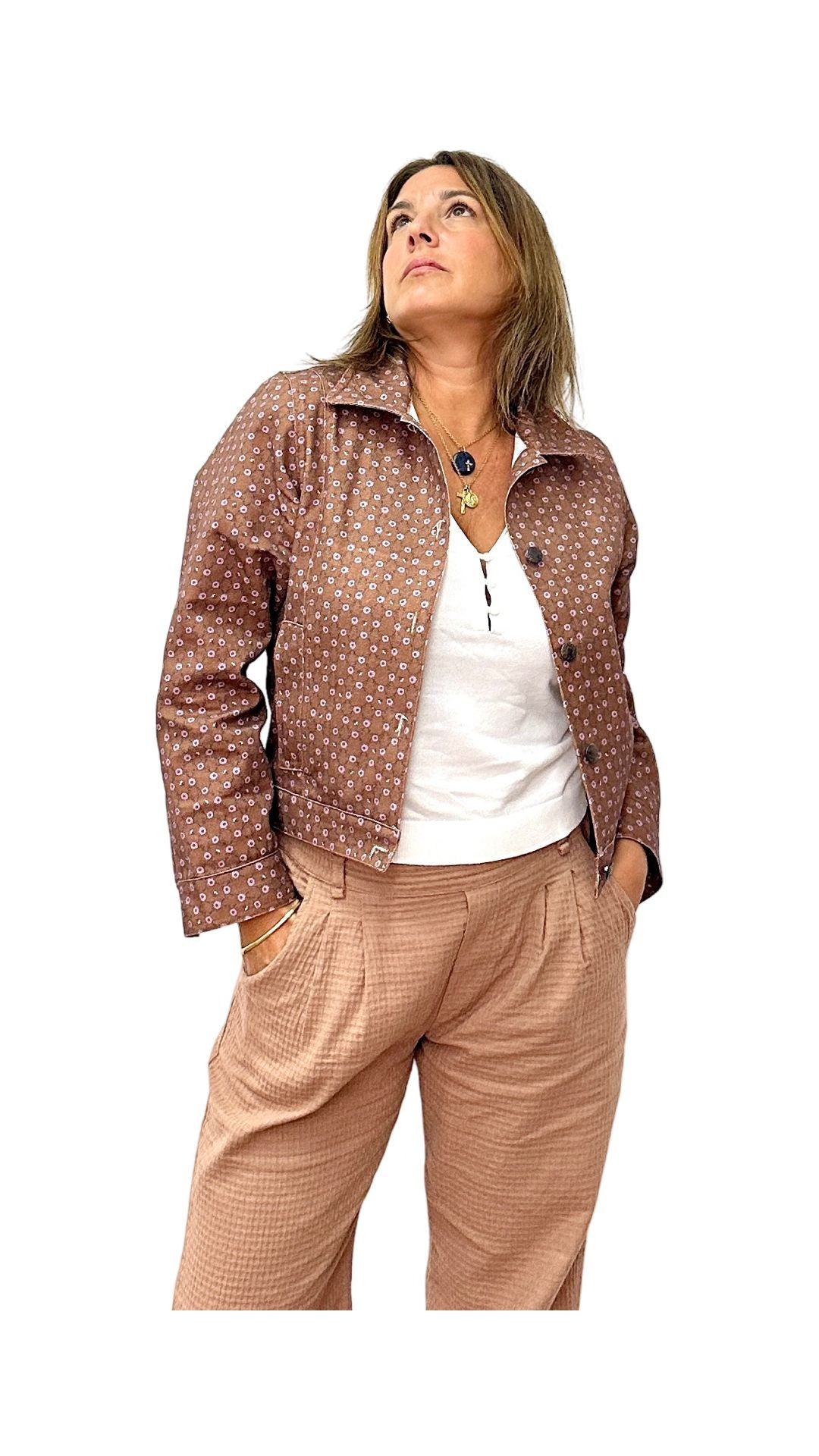 Chaqueta Geo morada Chica/Mujer