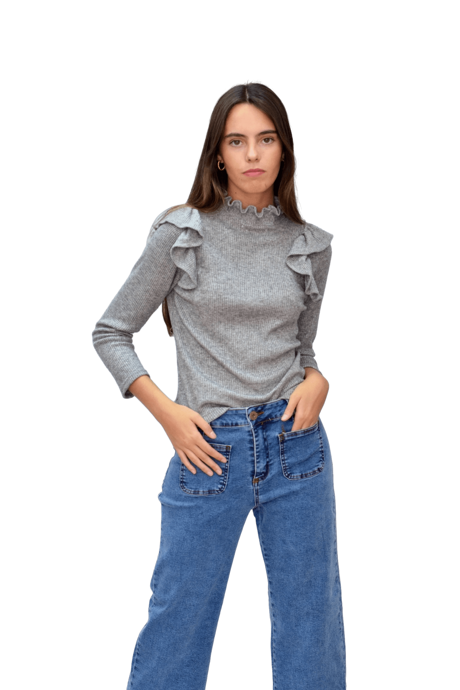 Jersey Brilli plata Chica/Mujer