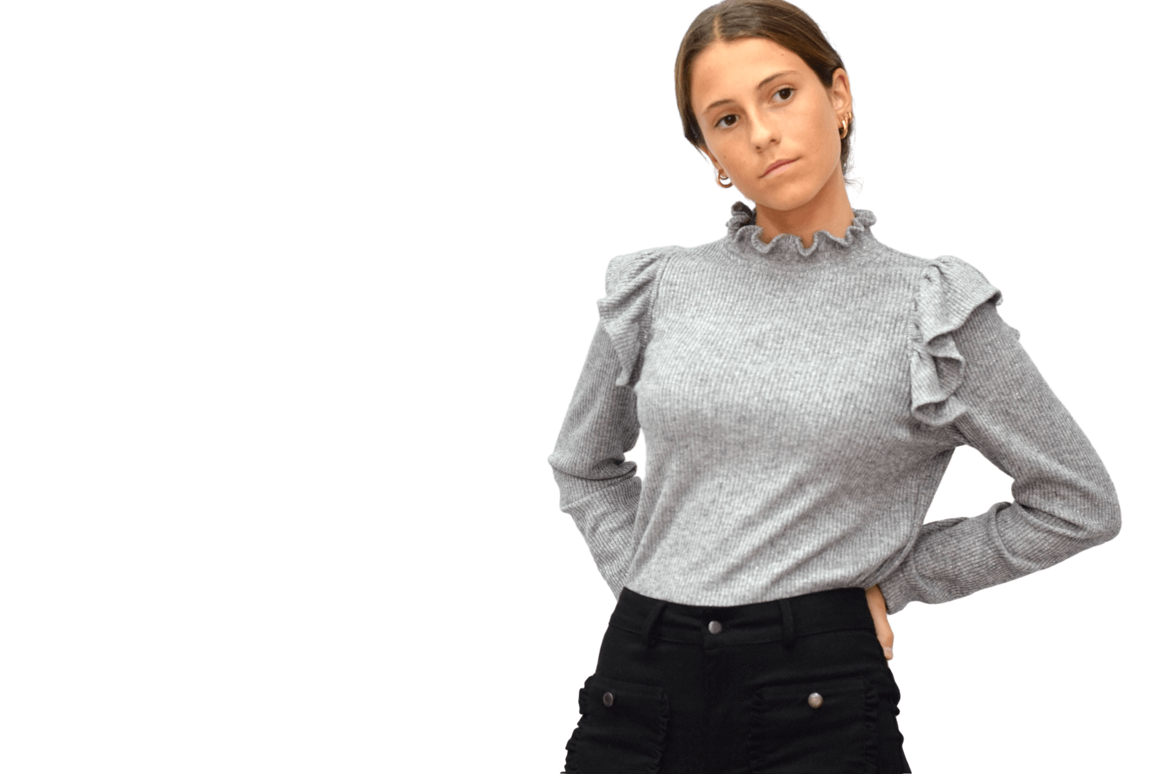 Jersey Brilli plata Chica/Mujer