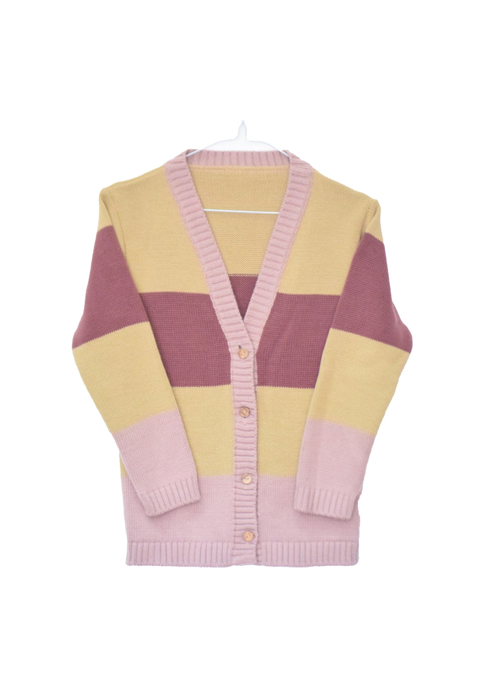 Chaqueta Tricolor rosa-mostaza Chica/Mujer