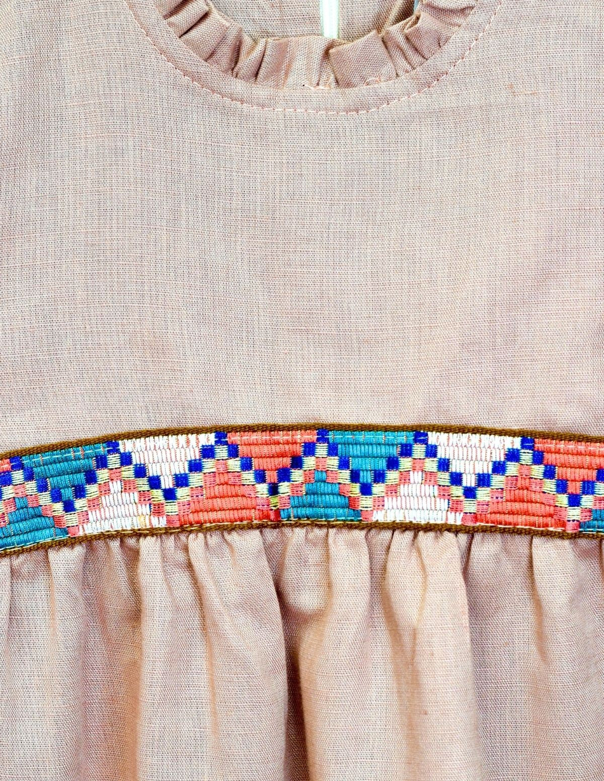 VESTIDO LINO NUDE