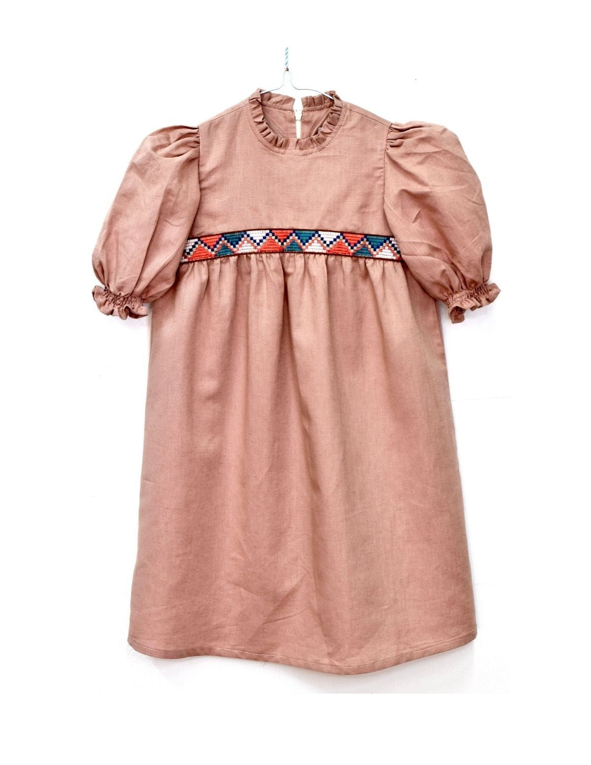VESTIDO LINO NUDE