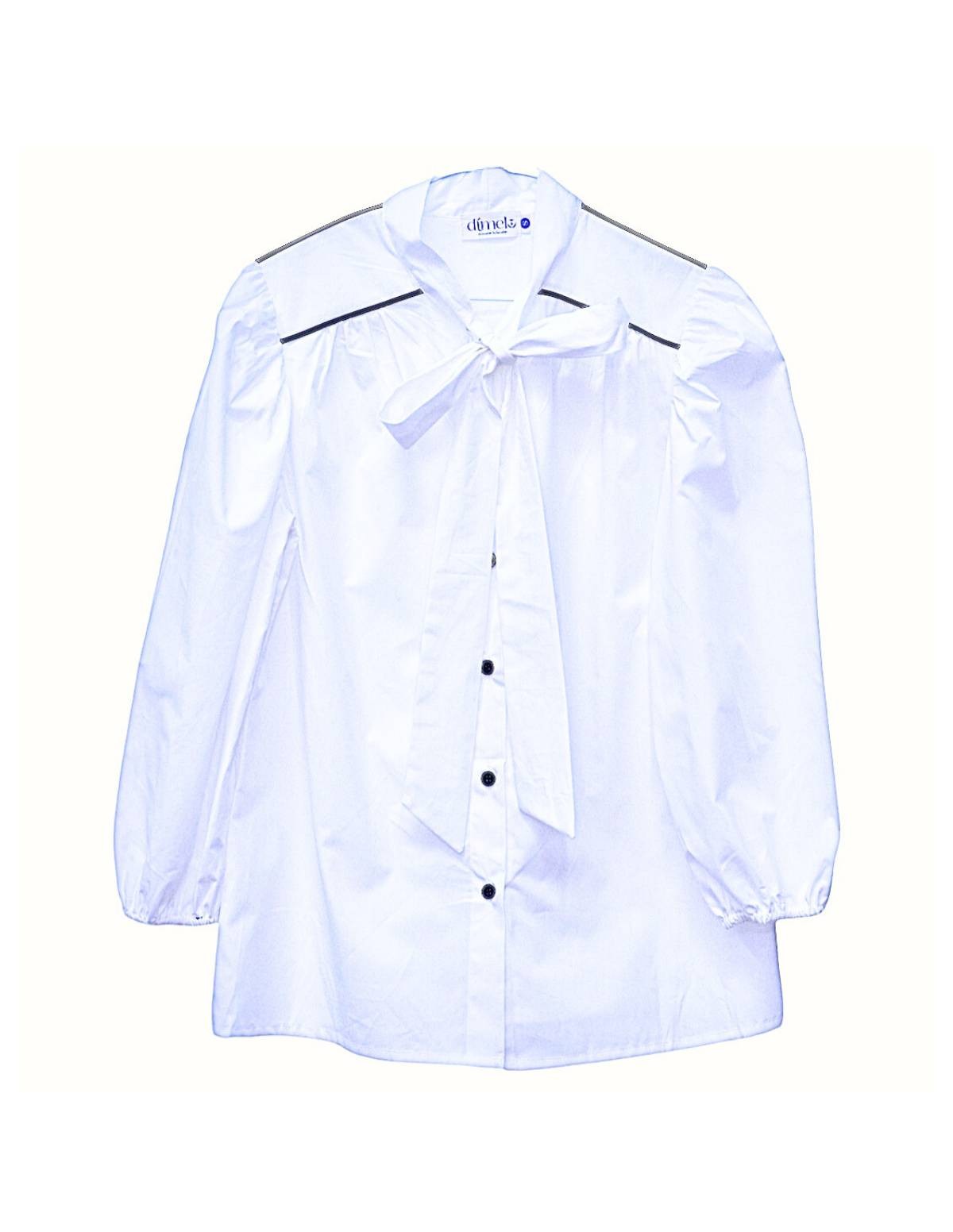 BLUSA LAZADA BLANCO