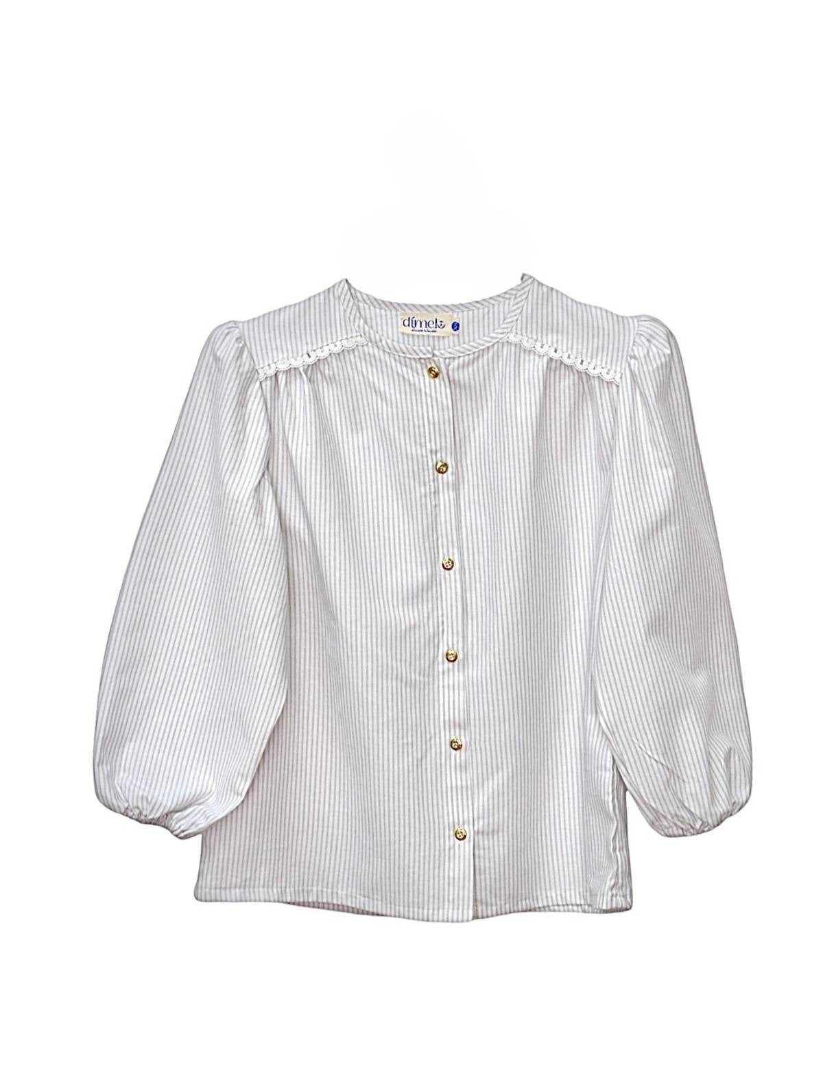 BLUSA OXFORD LAVANDA