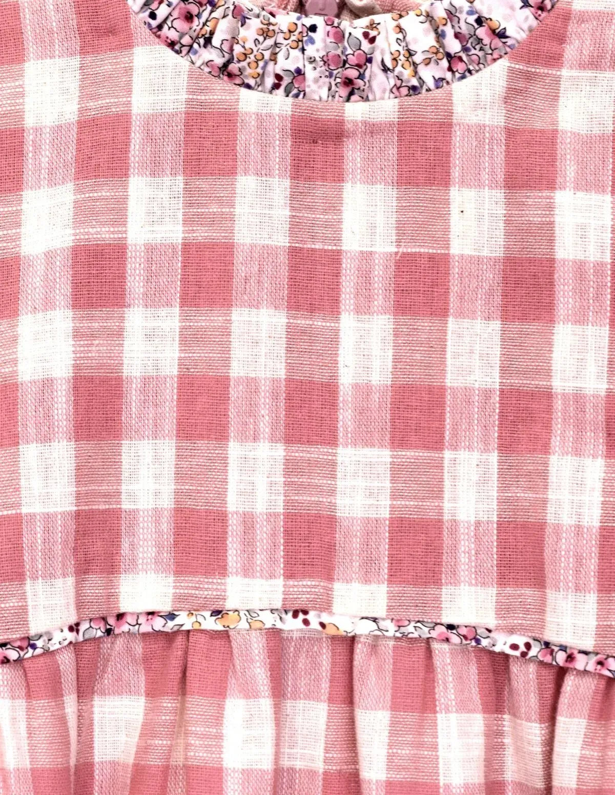 VESTIDO VICHY ROSA