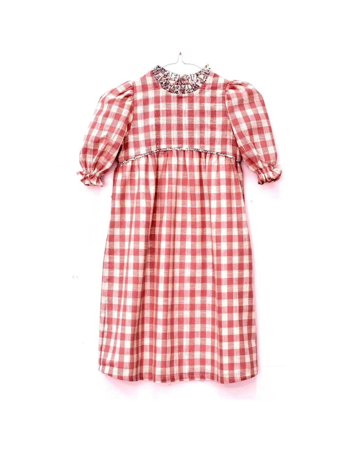 VESTIDO VICHY ROSA